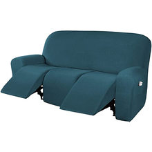 Inicio Muebles de tres plazas Fundas para sofás reclinables elásticos de sarga